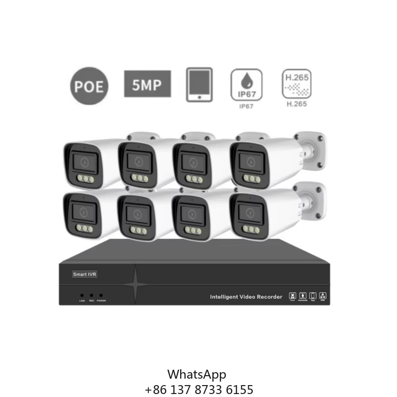 Home Security With Camera - 5MP 4CH 8CH Home Cctv Security