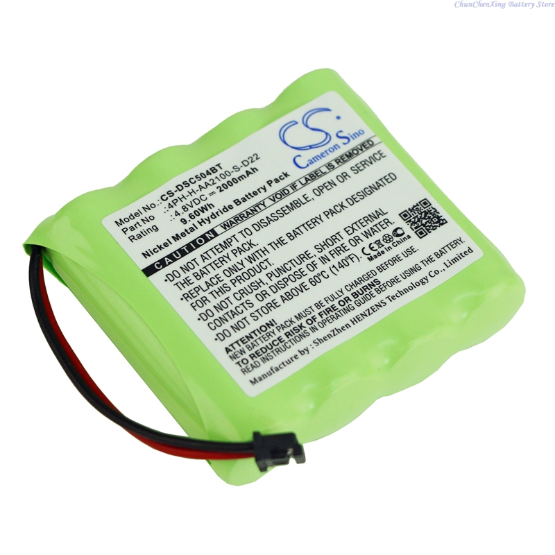 Keypad Alarm Panel - 4.8V 2000mAh Alarm System Battery for
