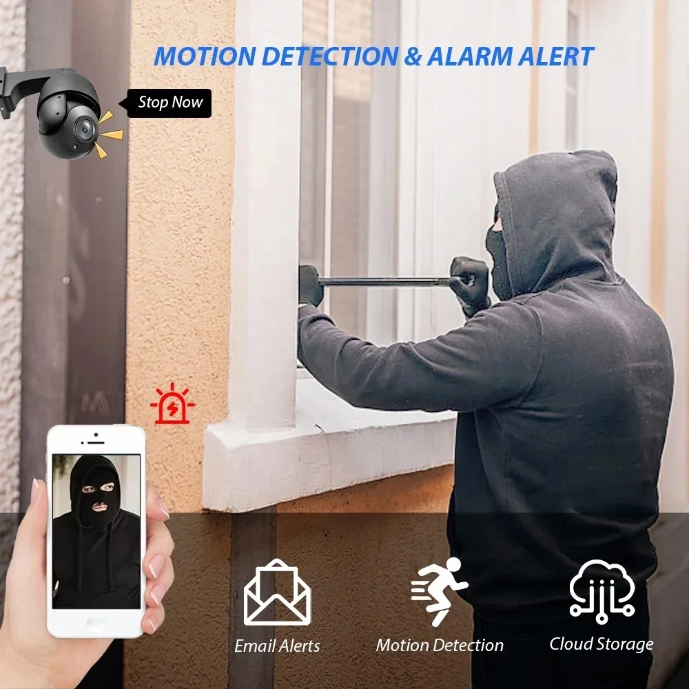 BOAVISION 4K Camera PTZ Dome 8 - Ip Camera Outdoor 4K ulasan dan harga
