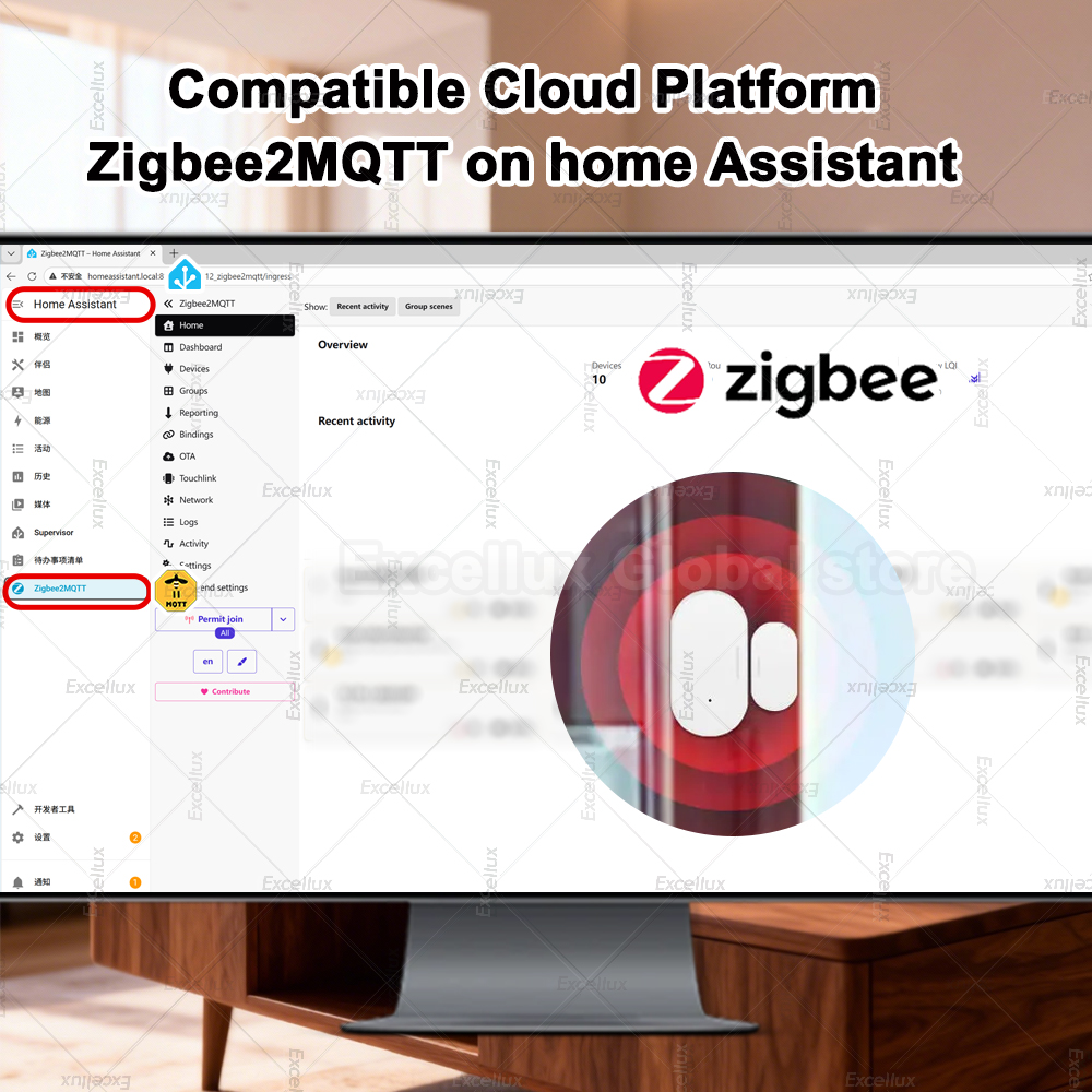 Zigbee 3.0 Door Window Sensor  - Home Security Devices ulasan dan harga