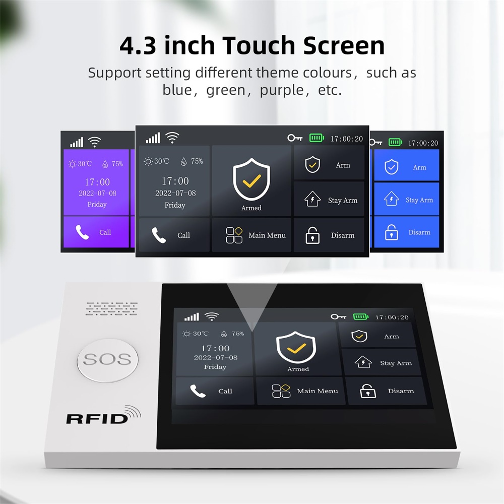 2.4G WIFI Smart GSM Alarm Syst - Home Security Deals ulasan dan harga