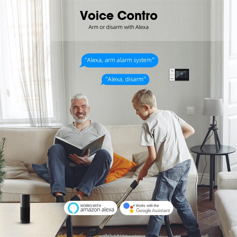 2.4G WIFI Smart GSM Alarm Syst - Home Security Deals ulasan dan harga