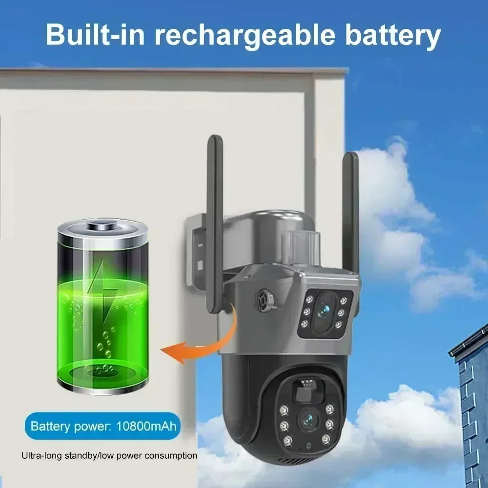 Solar Powered 4K 8MP Surveilla - Ip Camera Outdoor 4K ulasan dan harga