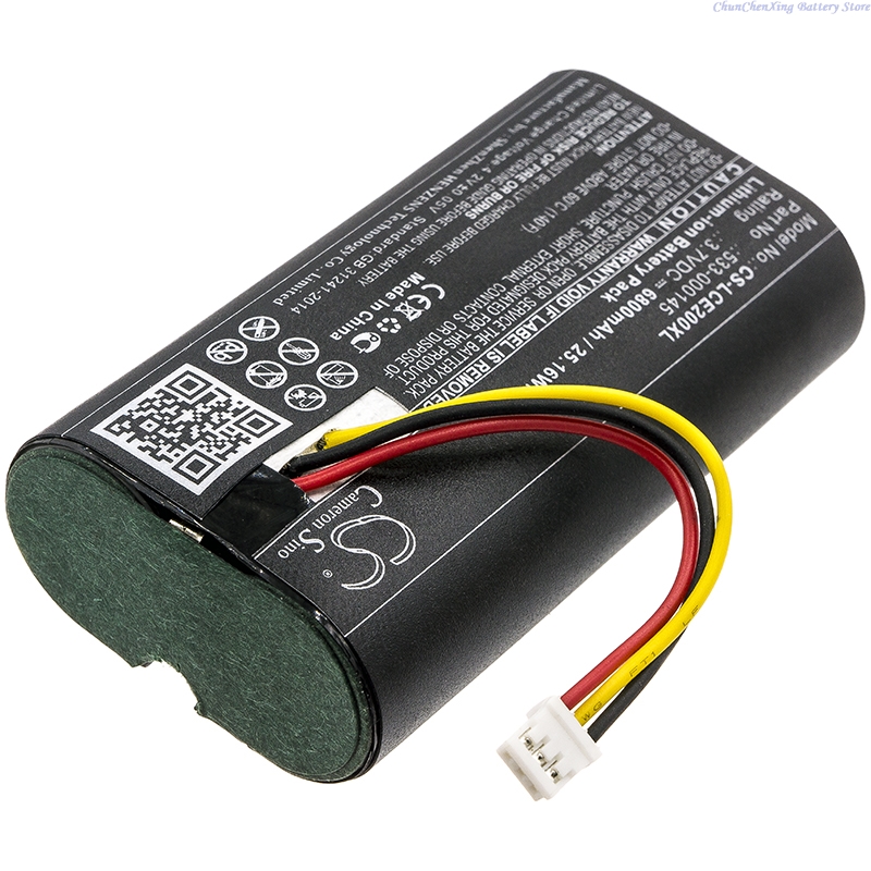 100% NEW 3.7V 5200/6800mAh Rep - Home Security Battery Replacement ulasan dan harga