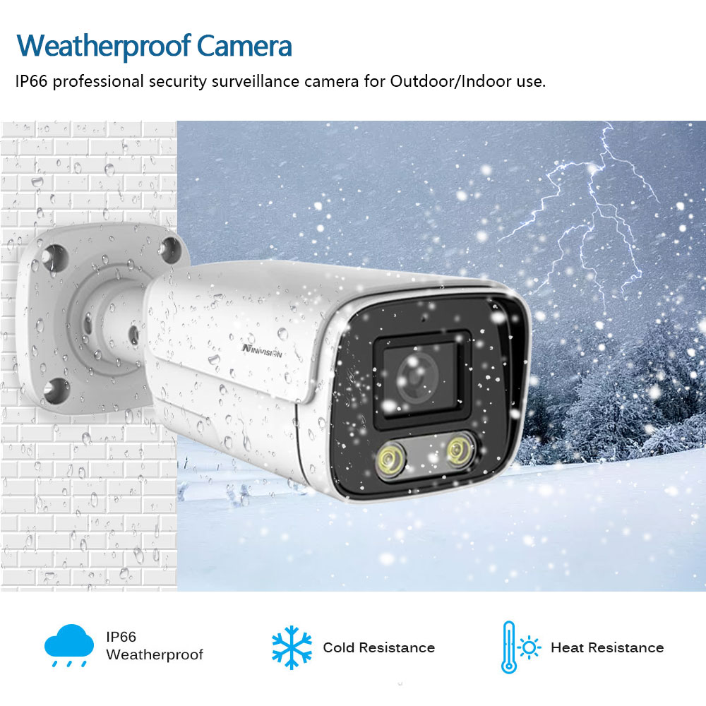 10CH 8MP HD Video Surveillance - Ip Camera Outdoor 4K ulasan dan harga