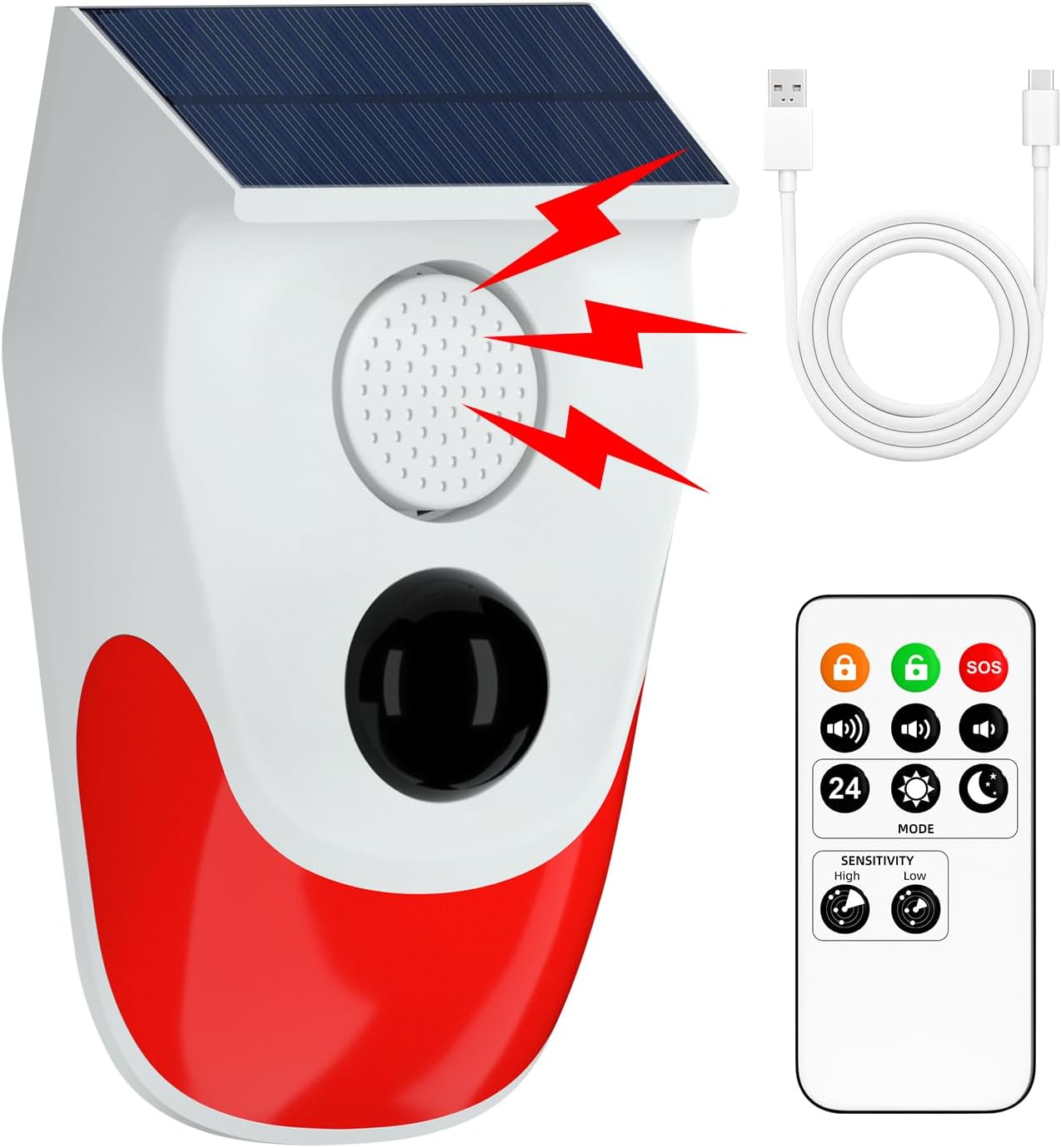 Solar Motion Sensor Outdoor Al - Home Security Blink ulasan dan harga