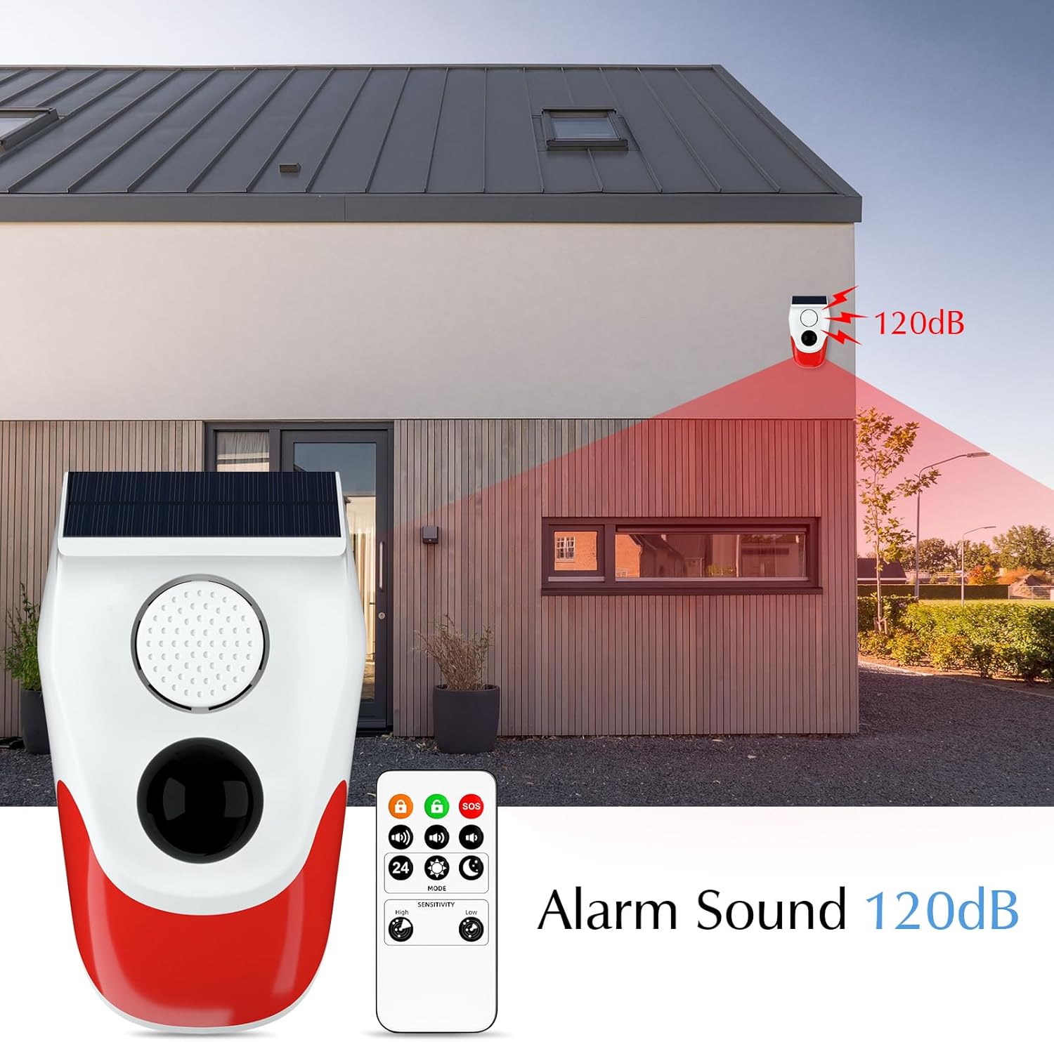 Solar Motion Sensor Outdoor Al - Home Security Blink ulasan dan harga