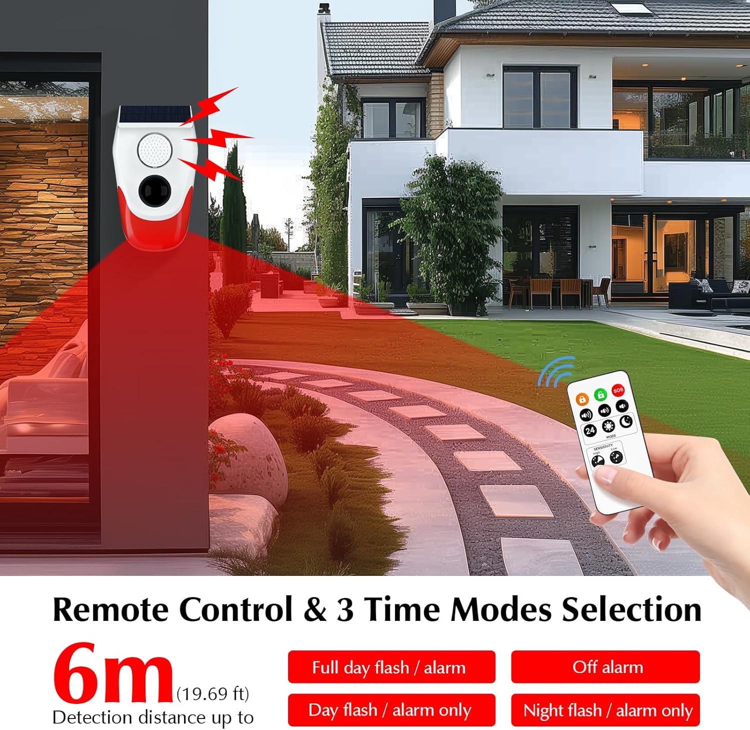Solar Motion Sensor Outdoor Al - Home Security Blink ulasan dan harga
