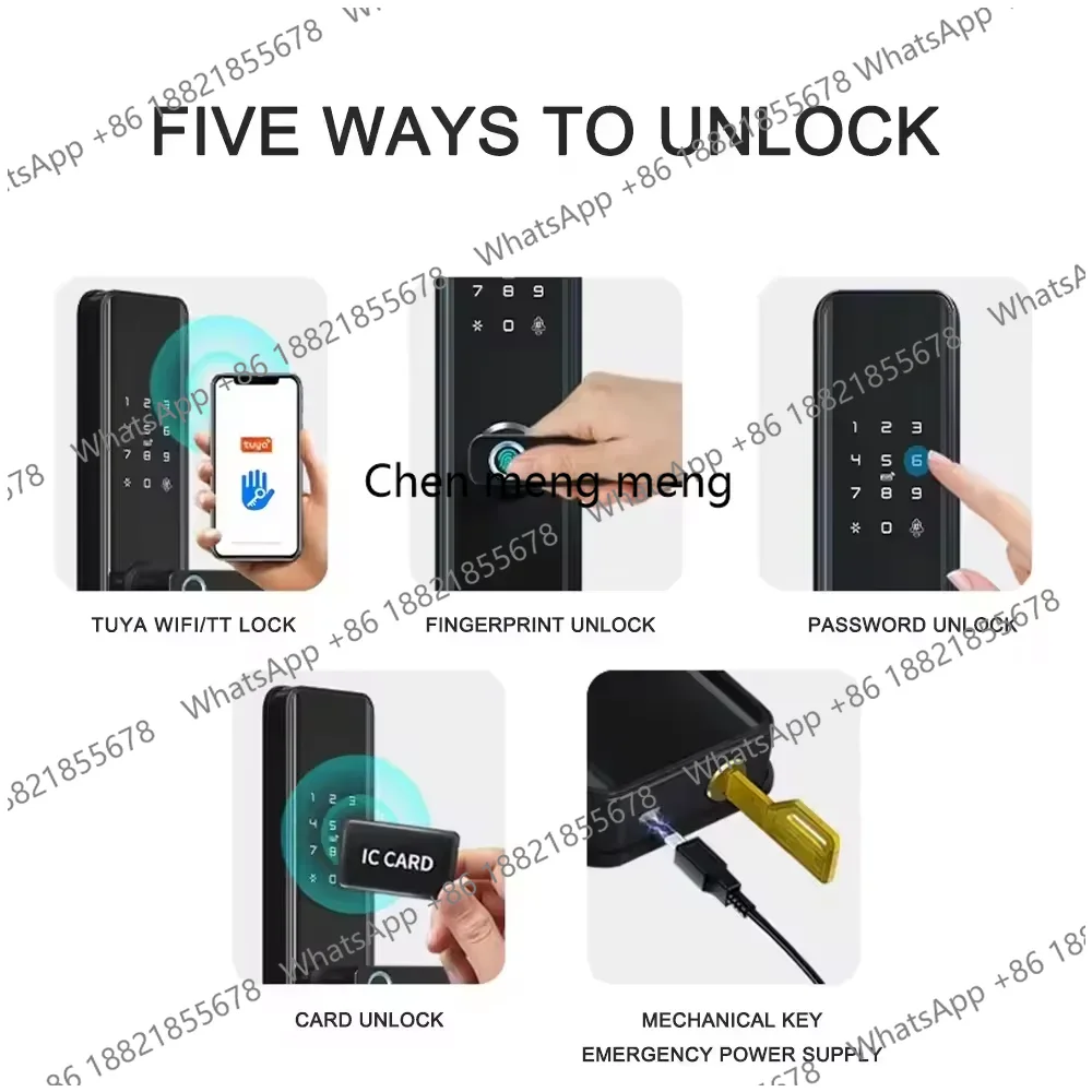Rfid Fingerprint Handle Smart  - Home Security Battery Replacement ulasan dan harga
