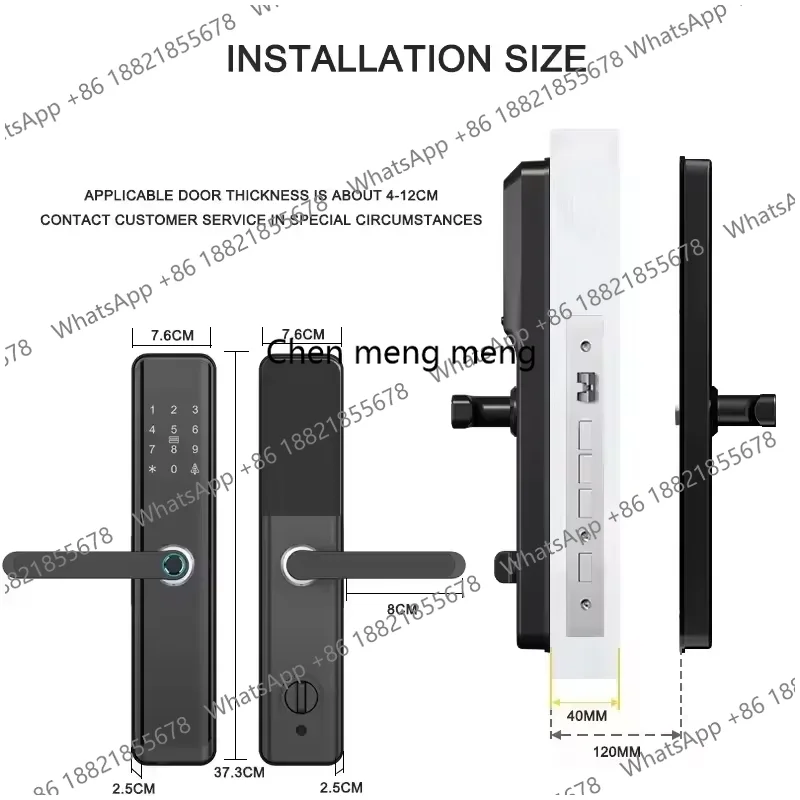 Rfid Fingerprint Handle Smart  - Home Security Battery Replacement ulasan dan harga