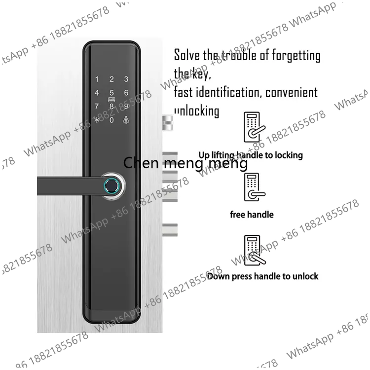 Rfid Fingerprint Handle Smart  - Home Security Battery Replacement ulasan dan harga
