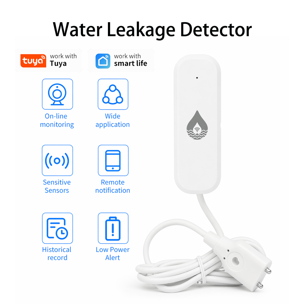 YFK WiFi/Zigbee Water Leakage  - Home Security Devices ulasan dan harga
