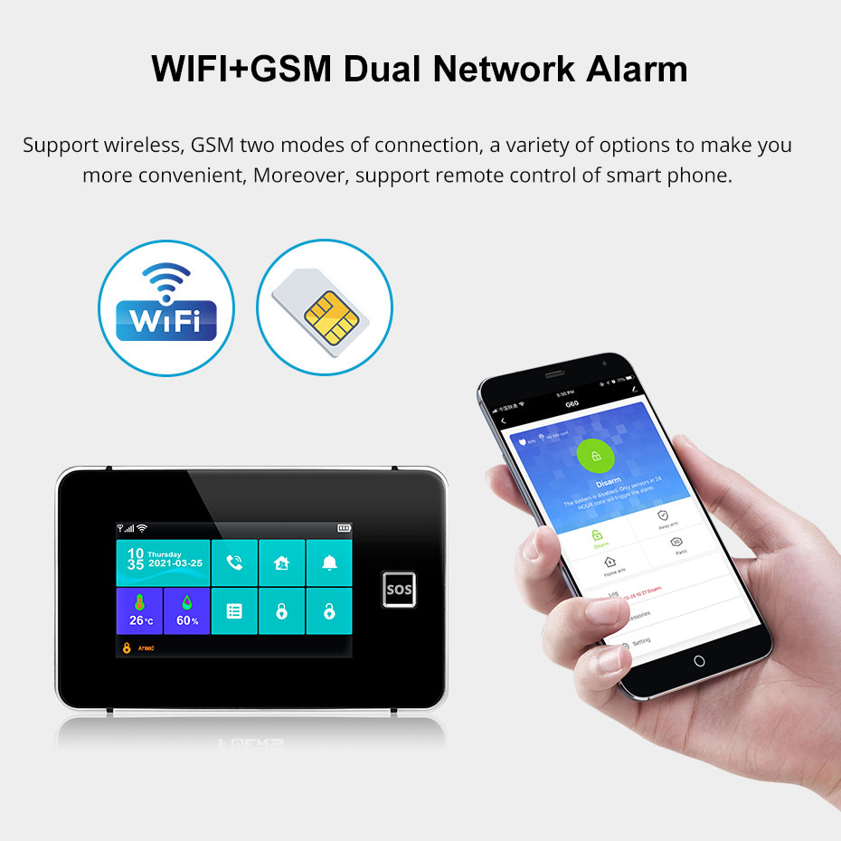 KERUI Tuya Alarm Panel DIY You - Keypad Alarm Panel ulasan dan harga