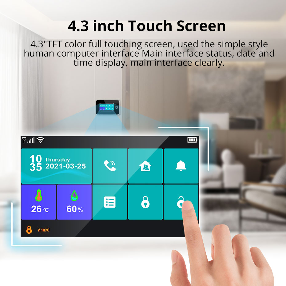 KERUI Tuya Alarm Panel DIY You - Keypad Alarm Panel ulasan dan harga