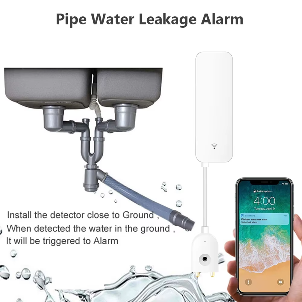 ZigBee WiFi Water Leak Sensor  - Home Security Devices ulasan dan harga
