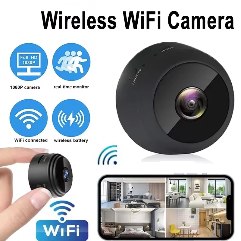 New A9 Camera Wifi 1080p HD Wi - Home Security Home Assistant ulasan dan harga