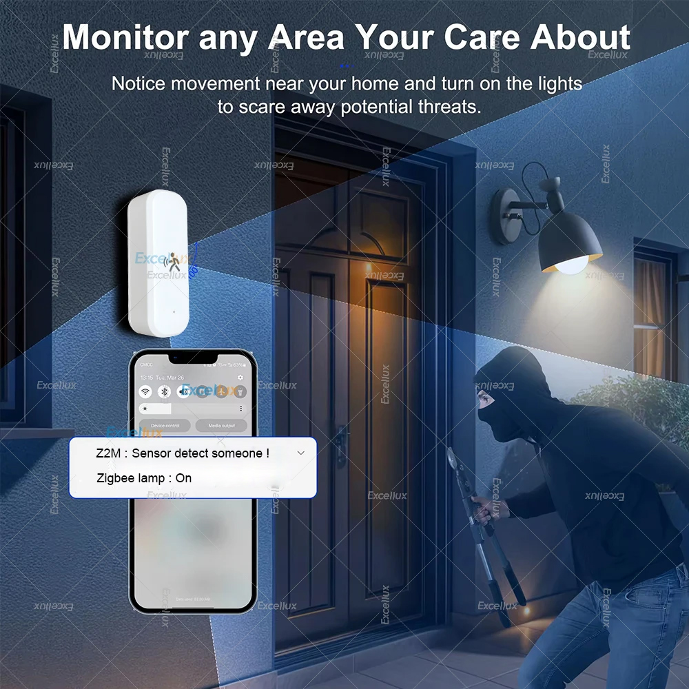 Smart ZigBee Motion Sensor Rad - Home Security Home Assistant ulasan dan harga