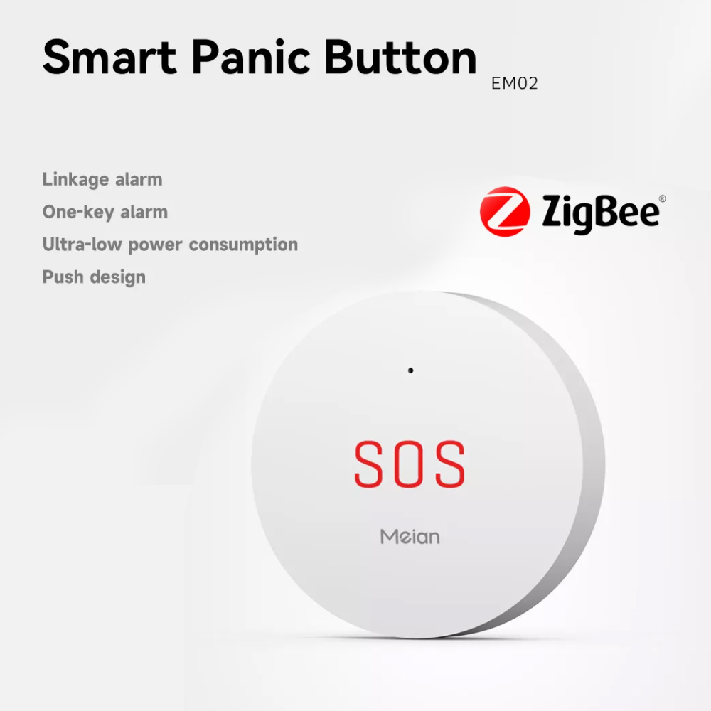 Meian Zigbee Tuya SOS Emergenc - Home Security Deals ulasan dan harga