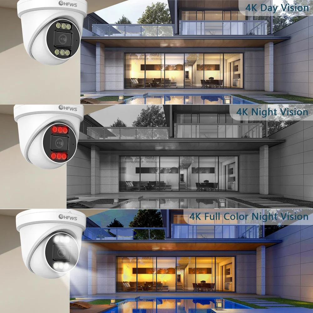 OEM 8MP 4K 25FPS PoE IP Camera - Ip Camera Outdoor 4K ulasan dan harga