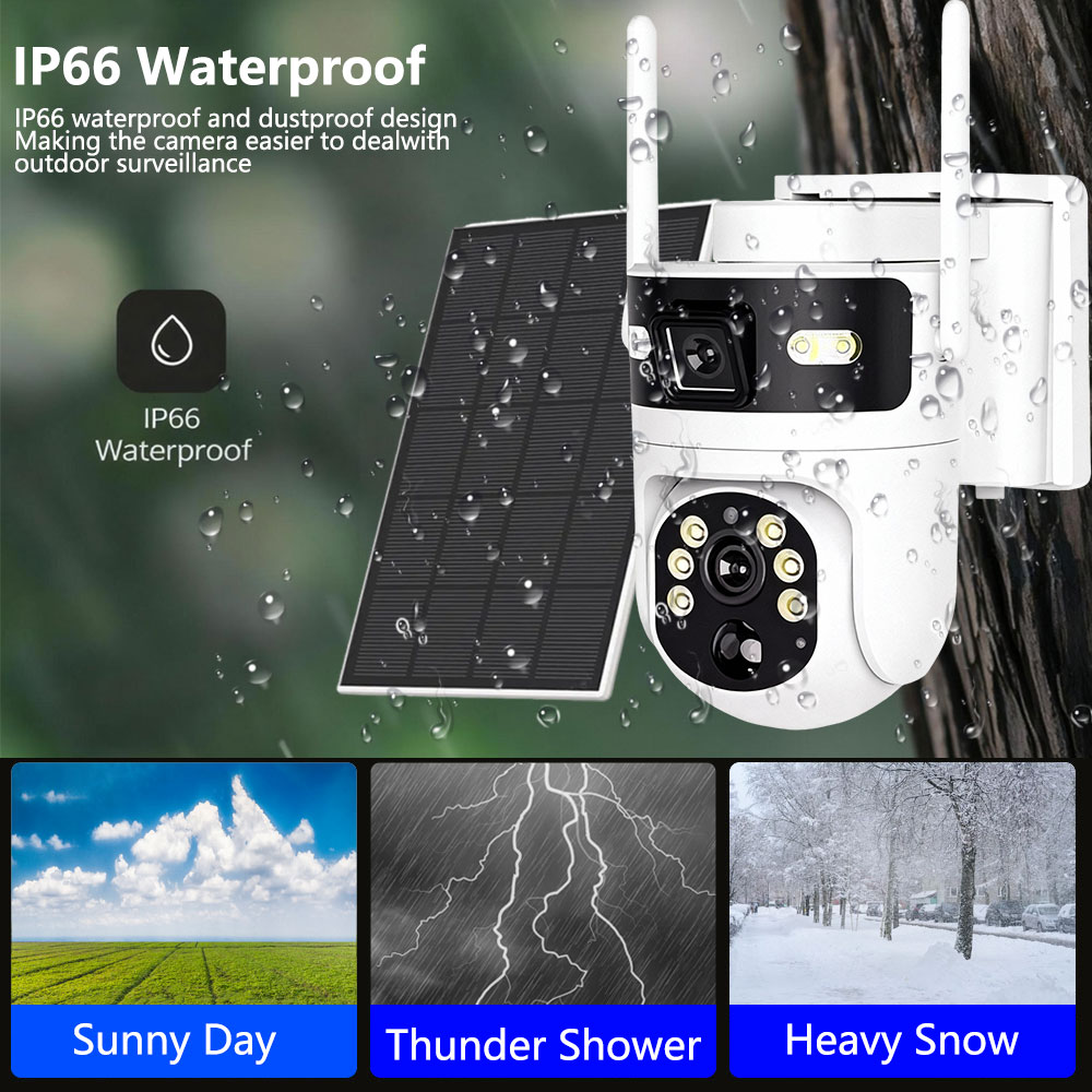 8MP 4K 4G SIM Card PTZ IP Came - Ip Camera Outdoor 4K ulasan dan harga