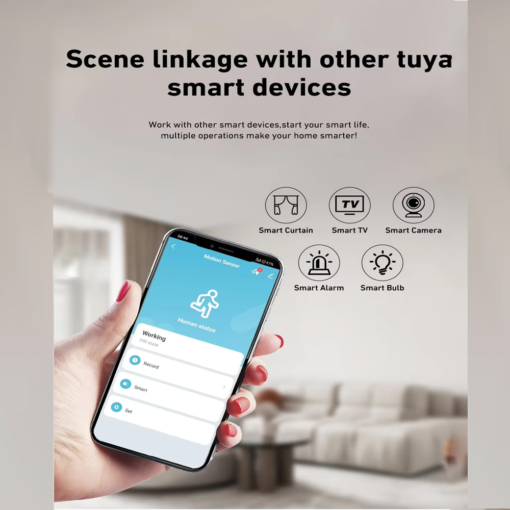 Smart PIR Motion Sensor WiFi Z - Home Security Home Assistant ulasan dan harga