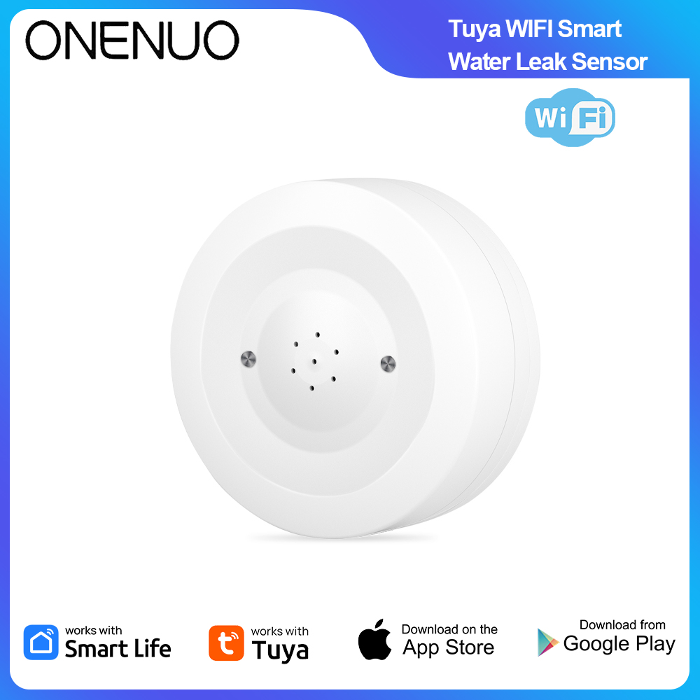 ONENUO WiFi Tuya Water Leak Se - Home Security Devices ulasan dan harga