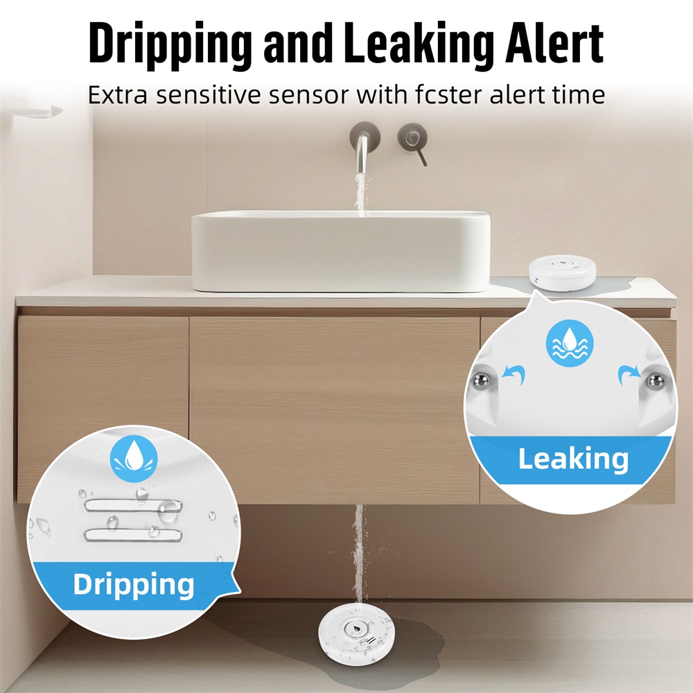 Fuers Water Leakage Detector S - Home Security Home Assistant ulasan dan harga