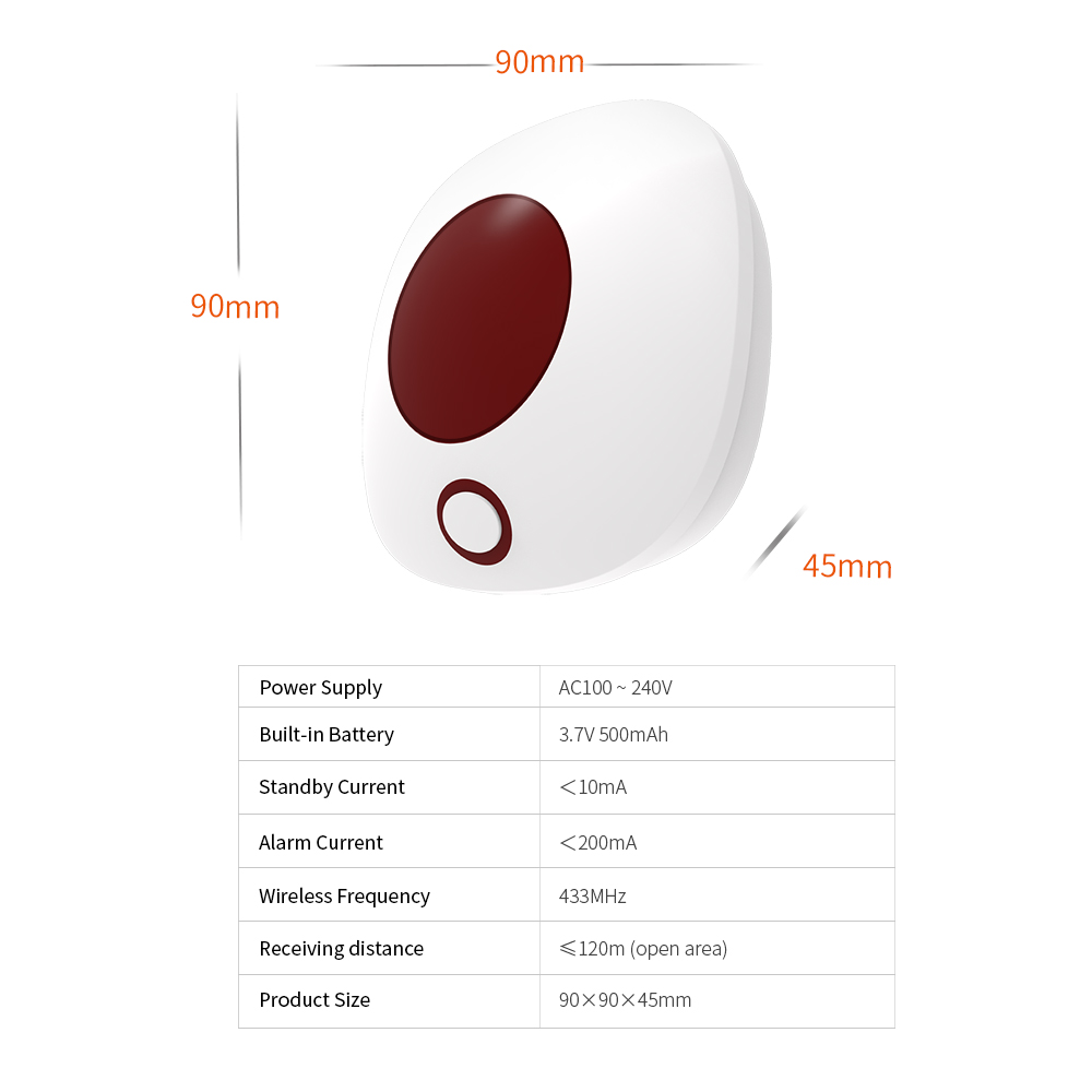 Staniot Indoor Wireless Siren  - Home Security Deals ulasan dan harga