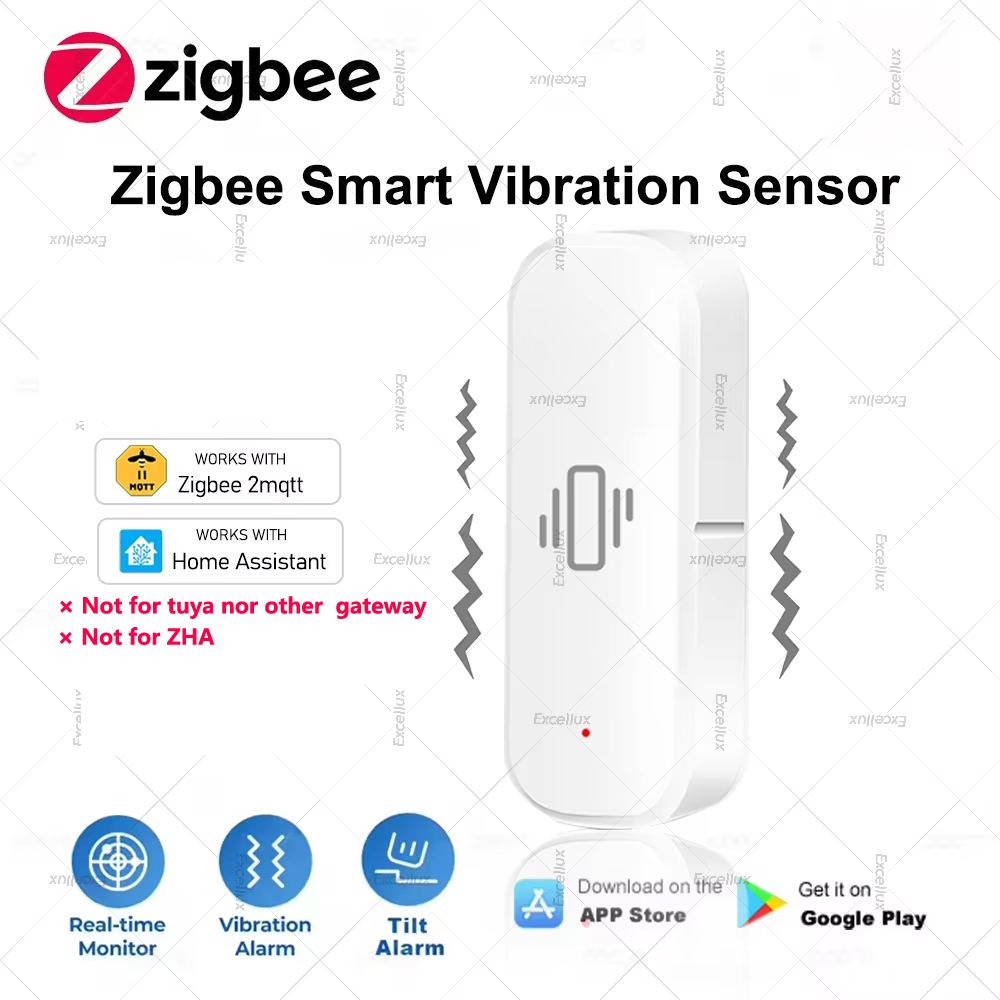 Zigbee Smart Vibration Sensor  - Home Security Home Assistant ulasan dan harga