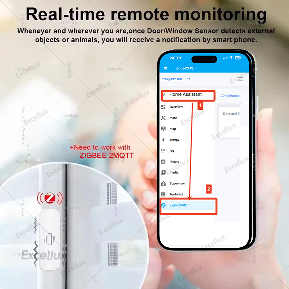 Zigbee Smart Vibration Sensor  - Home Security Home Assistant ulasan dan harga