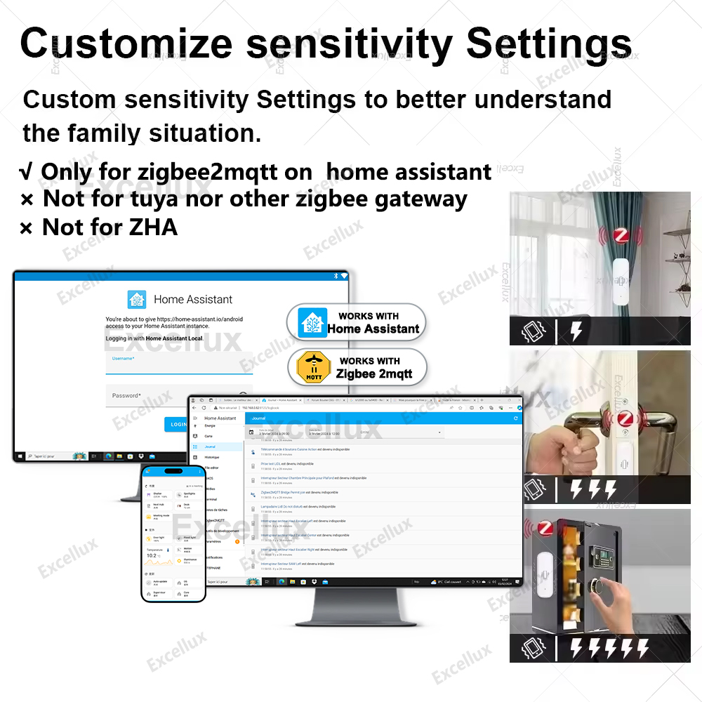Zigbee Smart Vibration Sensor  - Home Security Home Assistant ulasan dan harga