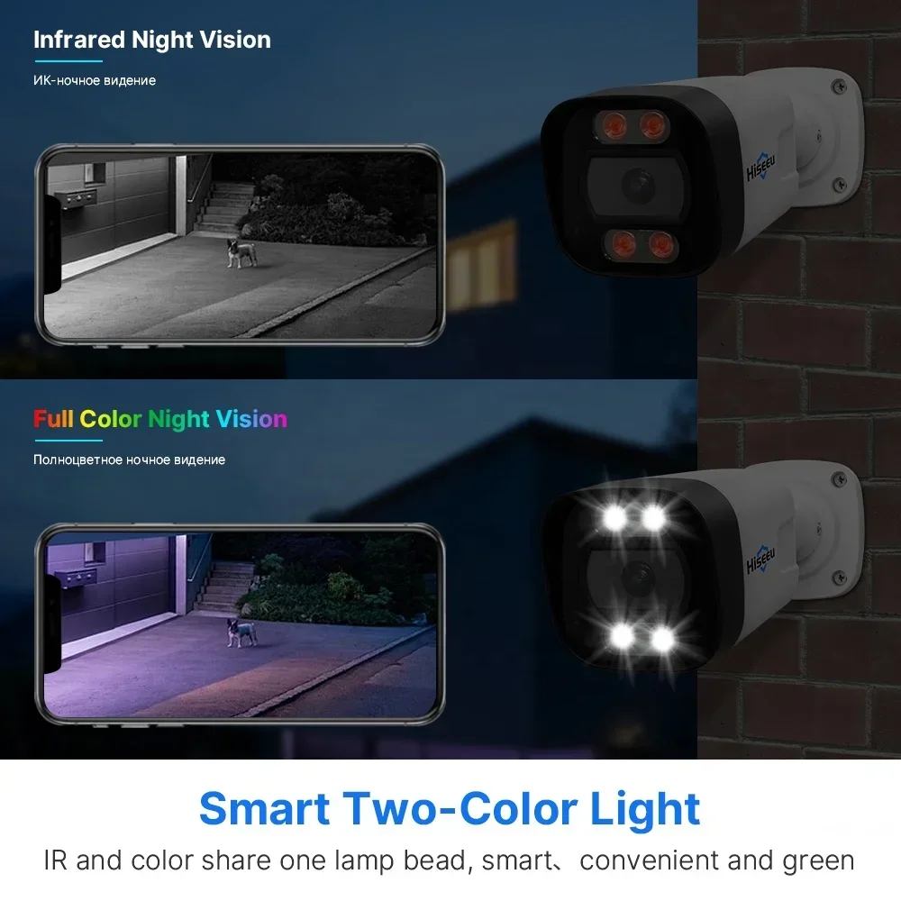 Hiseeu 4K 8channel 8mp Outdoor - Ip Camera Outdoor 4K ulasan dan harga