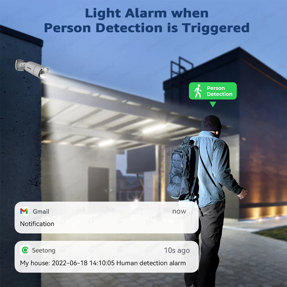 4K PoE Security Camera System  - Ip Camera Outdoor 4K ulasan dan harga