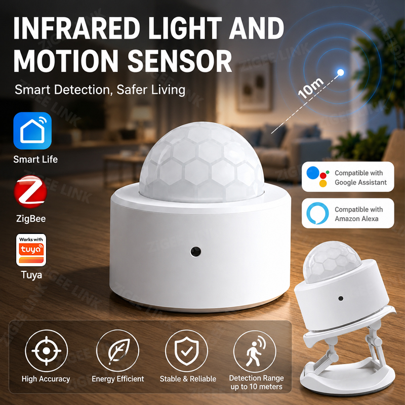 ZigBee 3.0 PIR Motion Sensor W - Home Security Devices ulasan dan harga