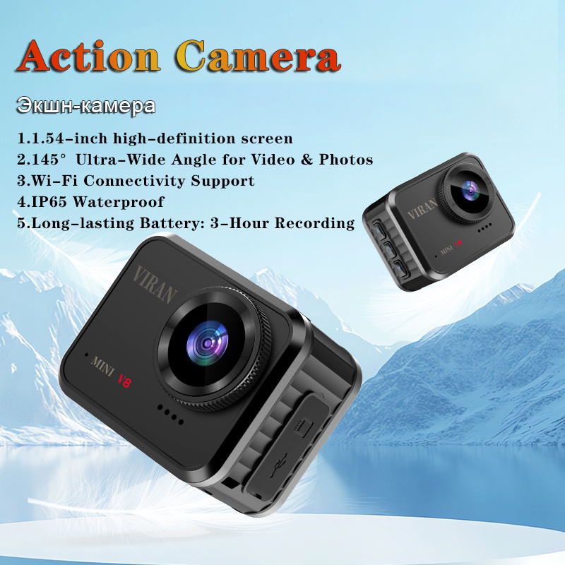 Mini Action Camera 4K Ultra HD - Ip Camera Outdoor 4K ulasan dan harga