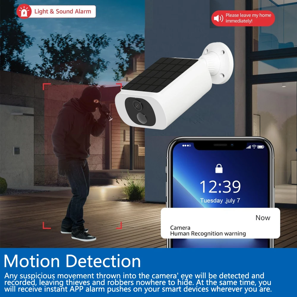 Tuya 5MP Solar Security Camera - Home Security Blink ulasan dan harga