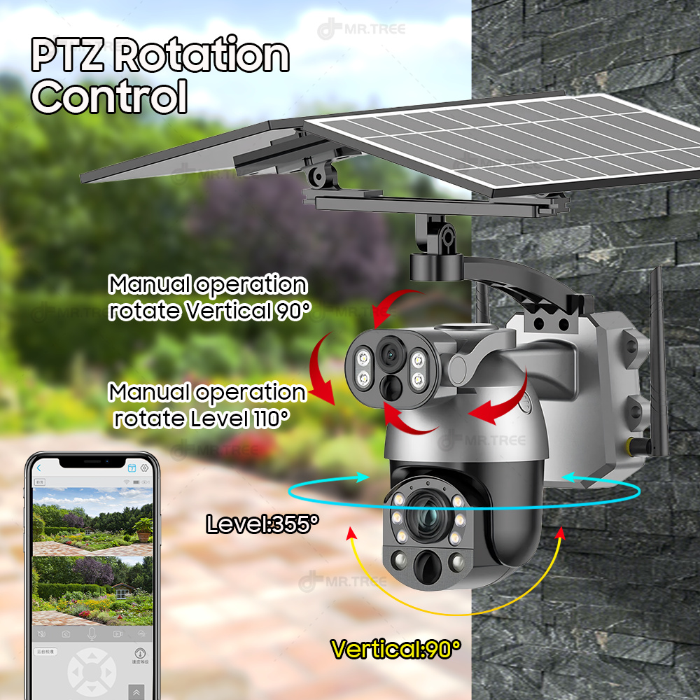 4K 50X Optical Zoom Dual Lens  - Ip Camera Outdoor 4K ulasan dan harga