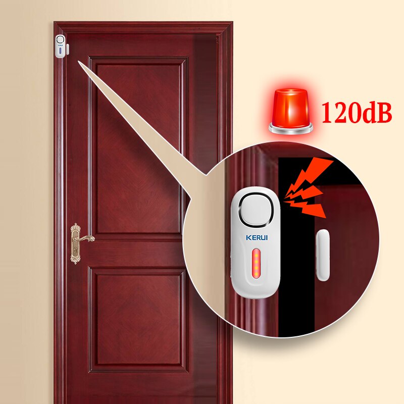 KERUI 120DB Wireless Door/Wind - Home Security Deals ulasan dan harga