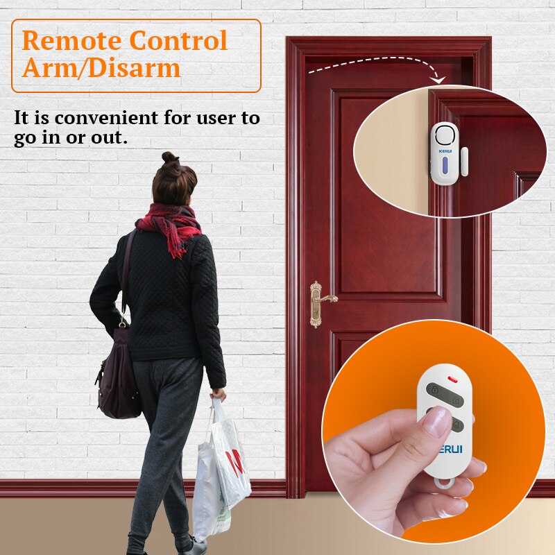 KERUI 120DB Wireless Door/Wind - Home Security Deals ulasan dan harga