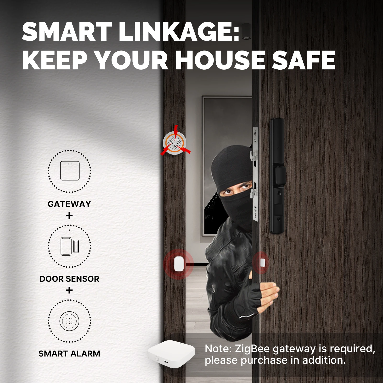 MOES Tuya ZigBee Smart Window  - Home Security Deals ulasan dan harga