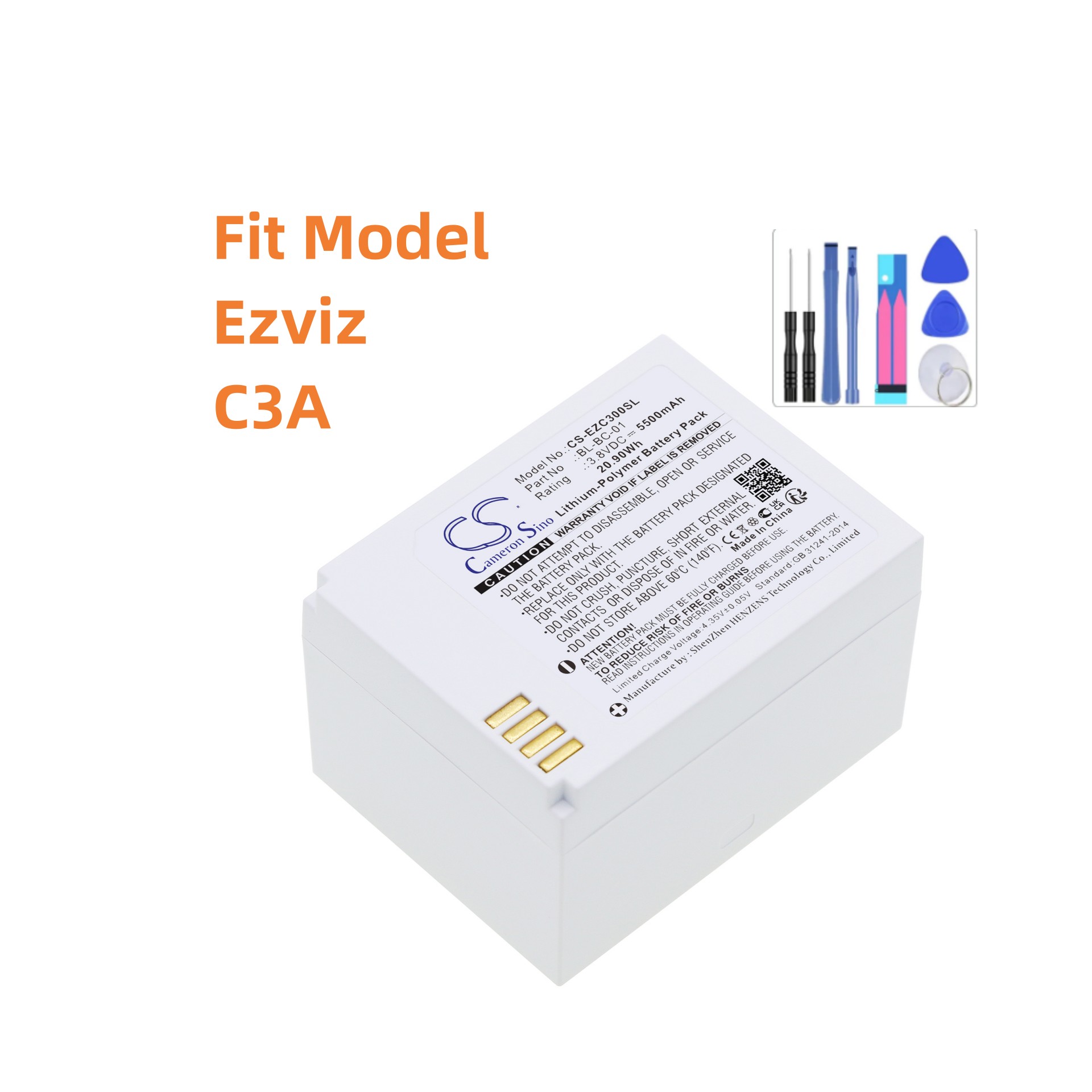 Replacement Battery For Ezviz: - Home Security Battery Replacement ulasan dan harga
