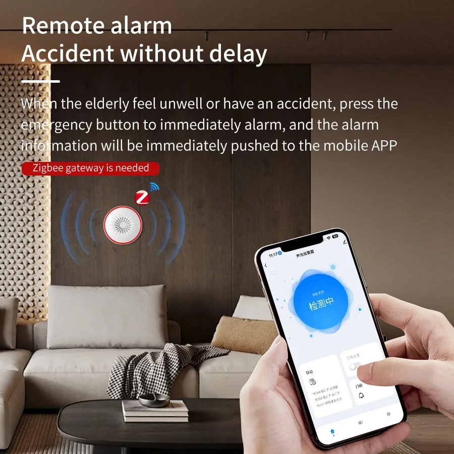 Tuya WiFi ZigBee Alarm Siren S - Home Security Blink ulasan dan harga